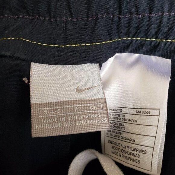 Nike Women's Golf Casual Capri Cropped Pants Navy Yellow Small NWOT - Picture 8 of 8